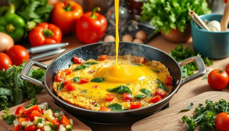 kako napraviti omlet sa povrćem